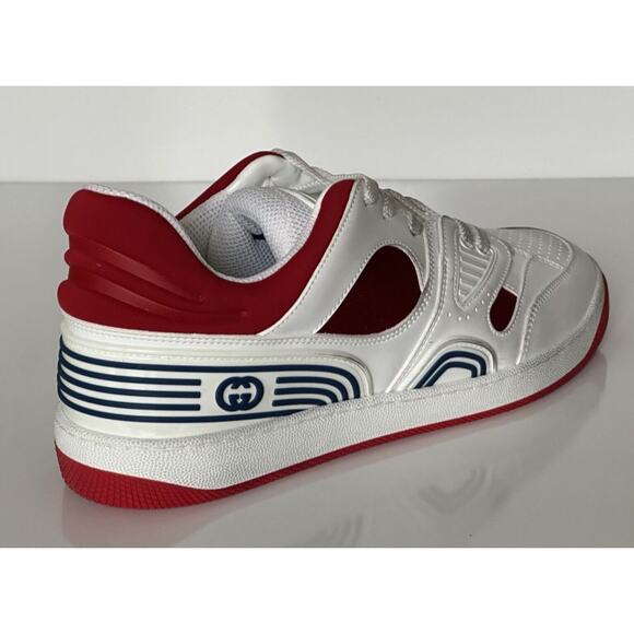 Gucci Men\'s Low-top White/Red Leather Sneakers 13 US (Gucci 12.5G) 697882 IT NIB main image 13